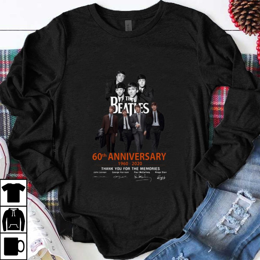 Official The Beatles 60th Anniversary 1960-2020 Thank You For The Memorie shirt