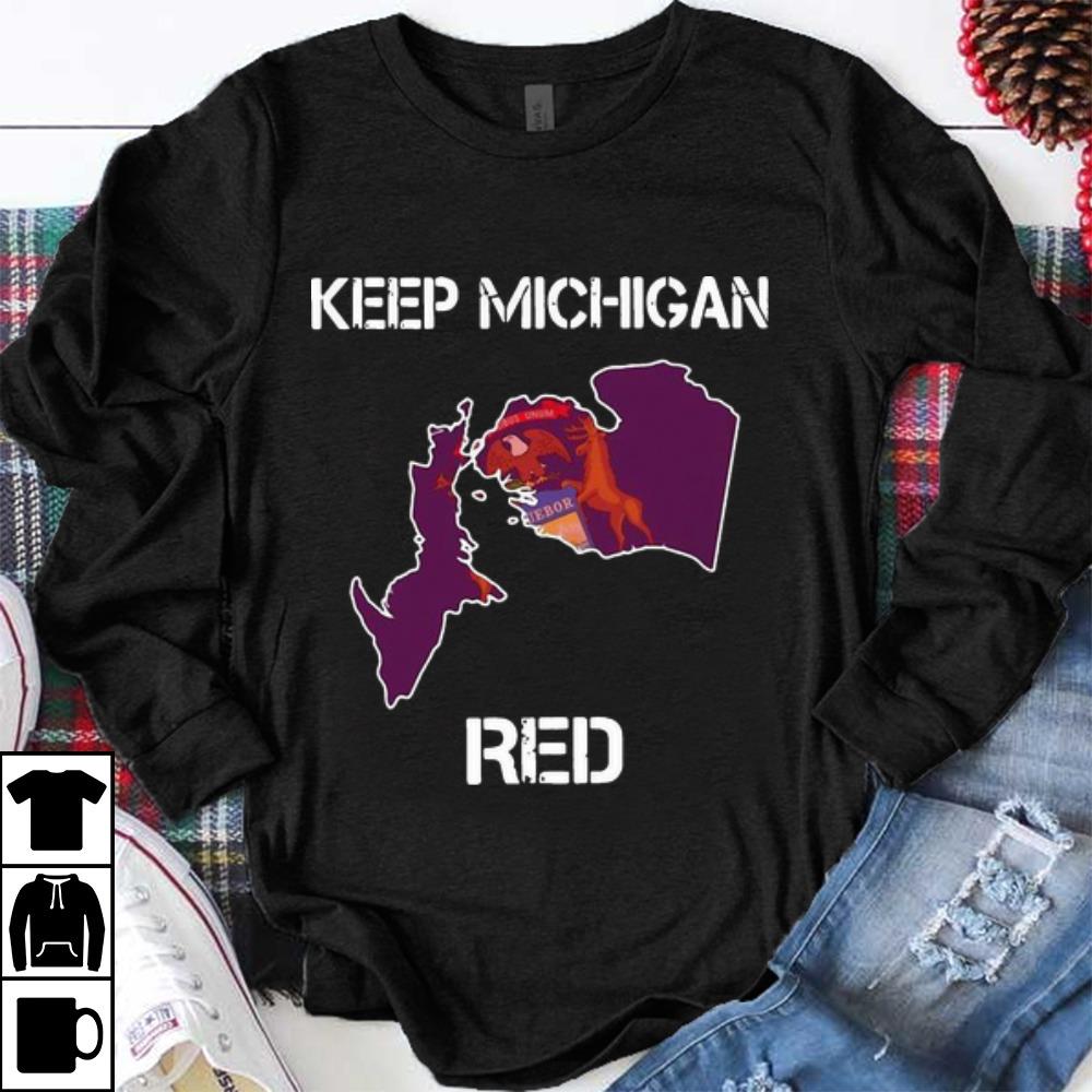 Great Keep Michigan Red shirt