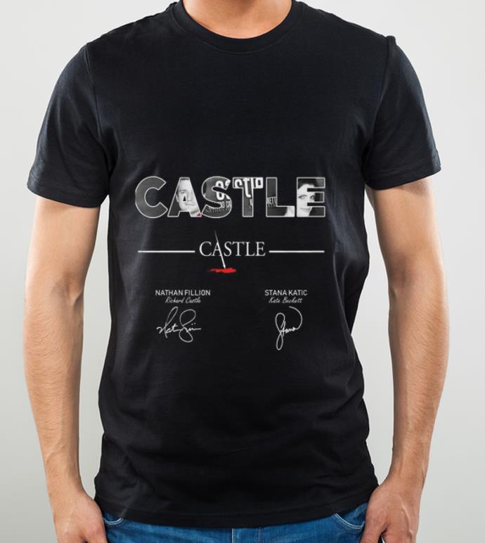 bb1e4cb5 original castle nathan fillion stana katic signatures shirt 4 - Original Castle Nathan Fillion Stana Katic Signatures shirt