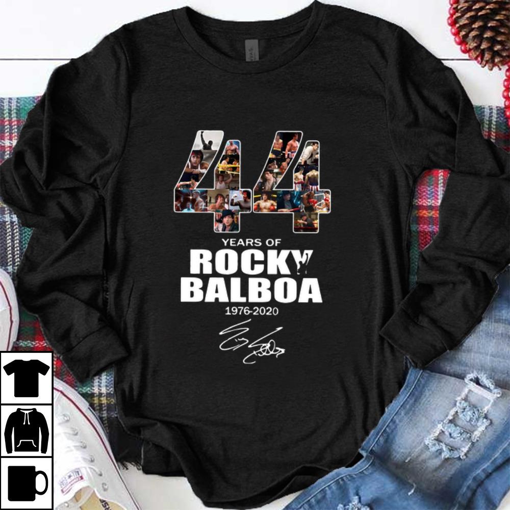 Official 44 Years Of Rocky Balboa 1976-2020 Signature shirt