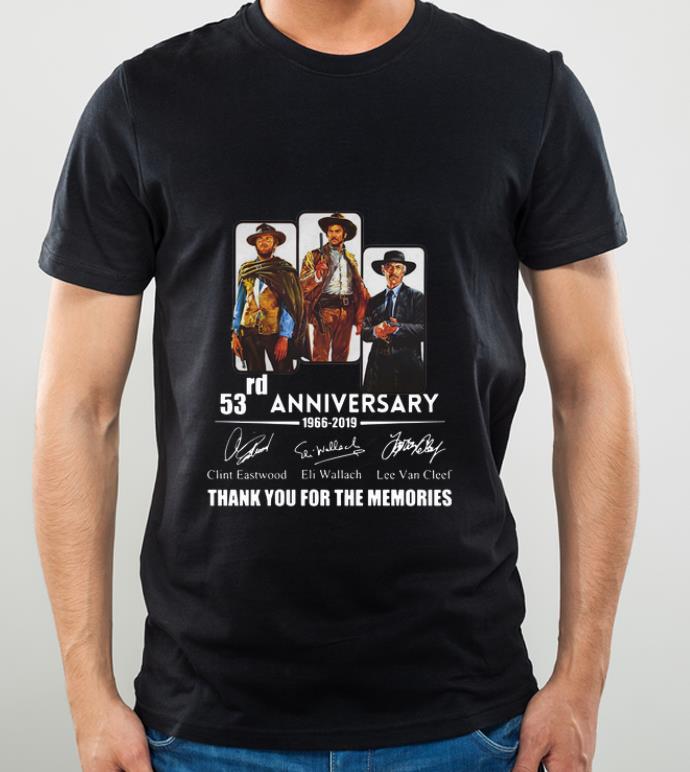 ce0100bb official the good the bad and the ugly 53rd anniversary signatures shirt 4 - Official The Good The Bad And The Ugly 53rd Anniversary Signatures shirt