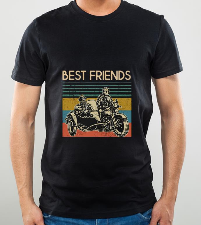 f7957a64 pretty best friends freddy krueger and jason voorhees vintage shirt 4 - Pretty Best Friends Freddy Krueger And Jason Voorhees Vintage shirt