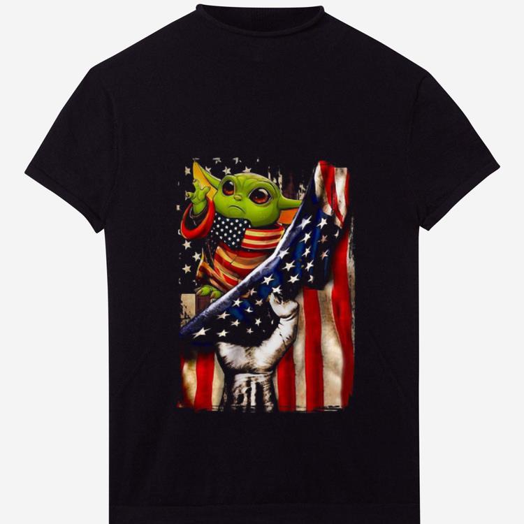 Official Star Wars Baby Yoda American Flag shirt Official Star Wars Baby Yoda American Flag shirt