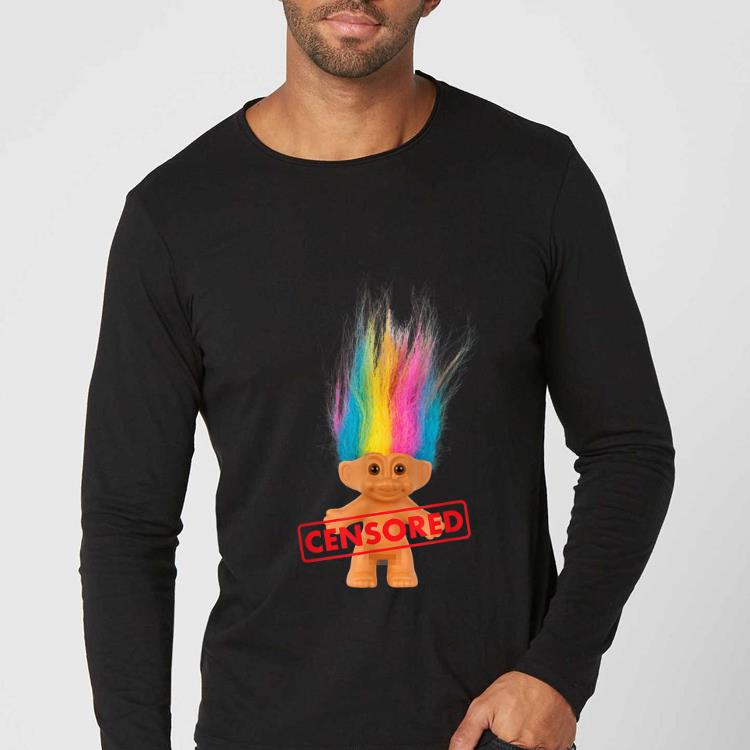 1a523cdf great dreamworks trolls censored rainbow hair censored shirt 4 - Great Dreamworks Trolls Censored Rainbow Hair Censored shirt