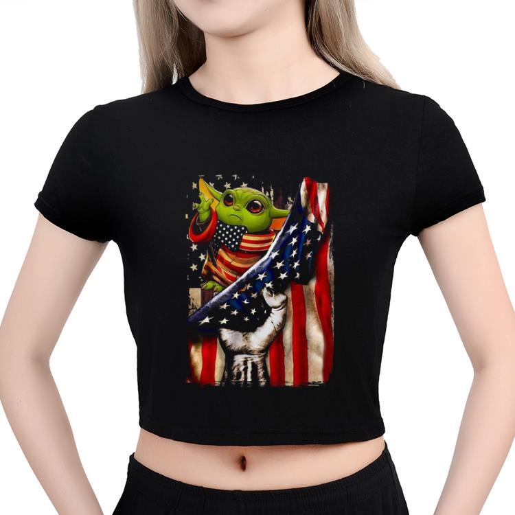 Official Star Wars Baby Yoda American Flag shirt Official Star Wars Baby Yoda American Flag shirt