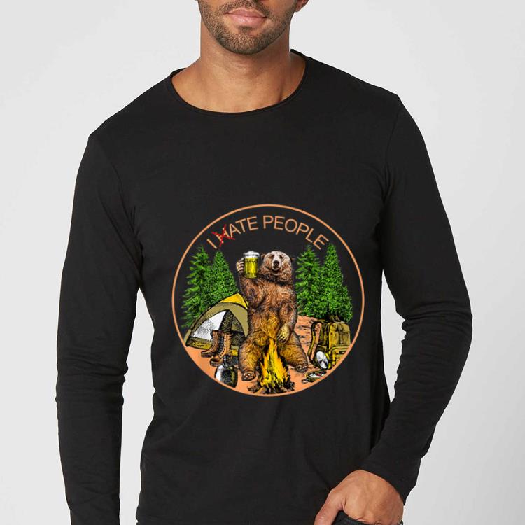 Great I hate people I eat people Bear Camping shirt 1c2d5344 great i hate people i eat people bear camping shirt 4 - Great I hate people I eat people Bear Camping shirt