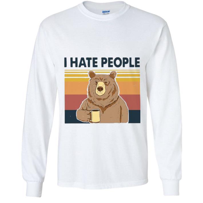 466131b3 hot bear i hate people version vintage shirt 4 - Hot Bear I Hate People Version Vintage shirt