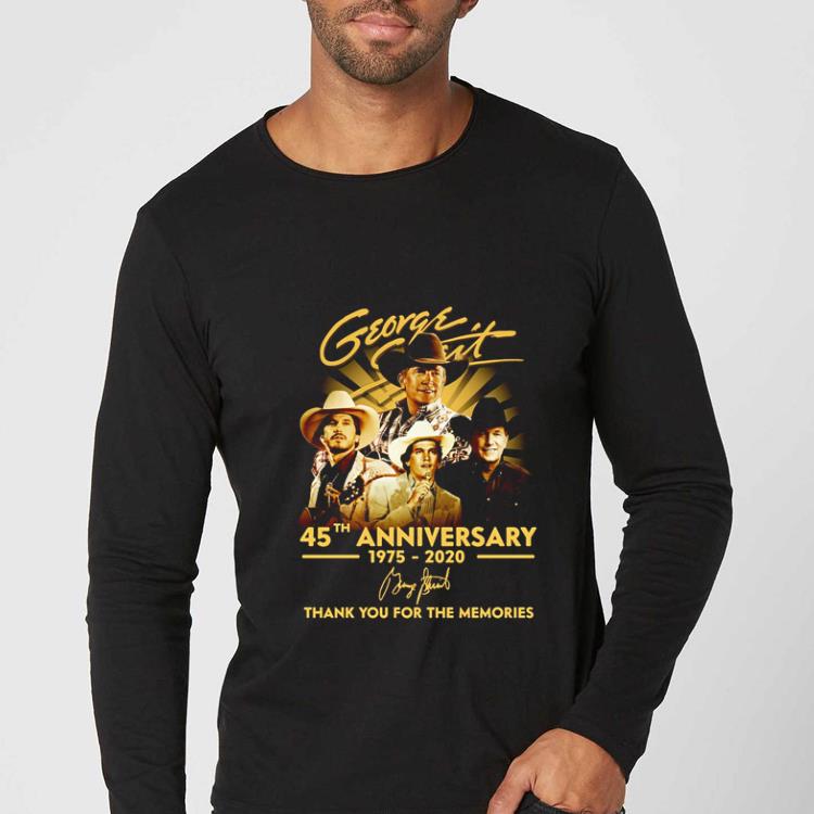 572b0eb4 top george strait 45th anniversary thank you for the memories signature shirt 4 - Top George Strait 45th Anniversary Thank You For The Memories Signature shirt