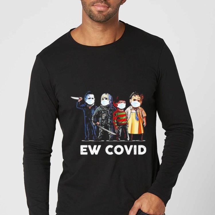 6a8f3d01 official halloween horror characters mask ew covid 19 shirt 4 - Official Halloween Horror Characters Mask Ew Covid 19 shirt