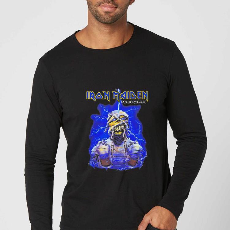 a714c8e1 pretty iron maiden band eddie powersgave lightning shirt 4 - Pretty Iron Maiden Band Eddie Powersgave Lightning shirt