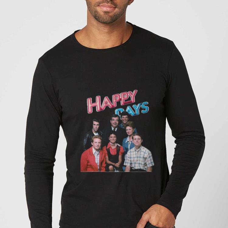 Nice Happy Days Tv Series Characters Smiling shirt b9a2ac25 nice happy days tv series characters smiling shirt 4 - Nice Happy Days Tv Series Characters Smiling shirt