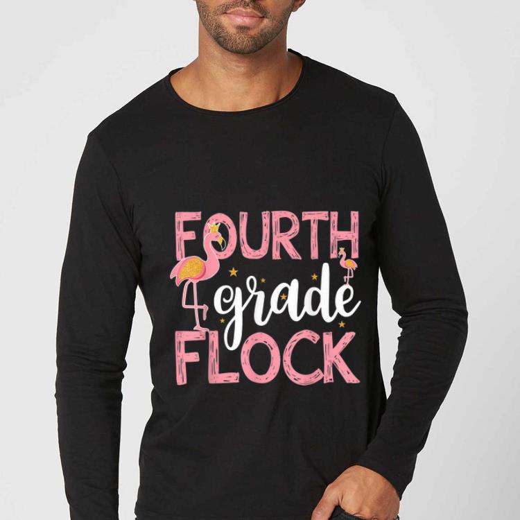 cc00997a hot fourth grade flack back to shool flamingo shirt 4 - Hot Fourth Grade Flack Back To Shool Flamingo shirt