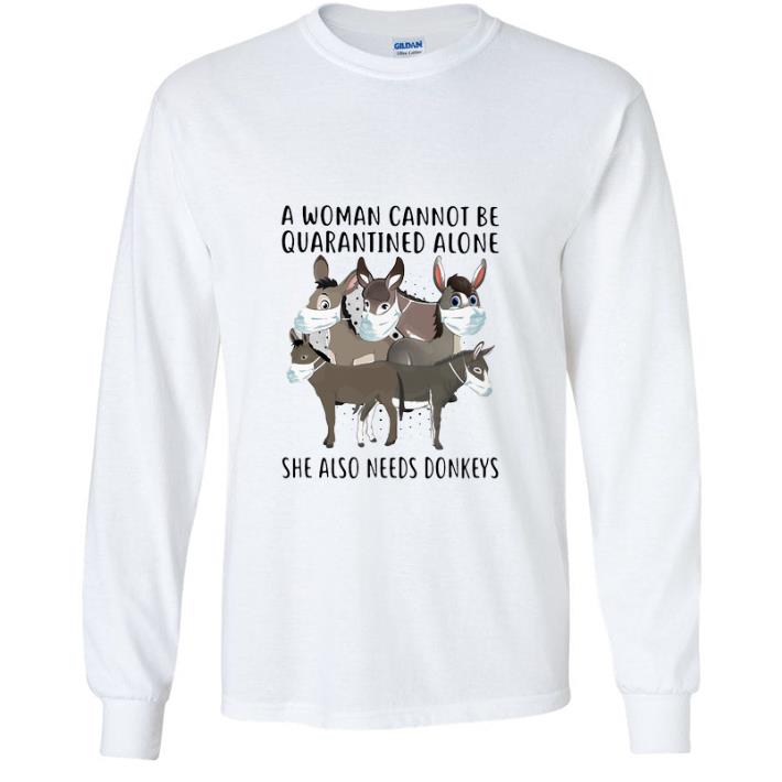 Awesome A Woman Cannot Be Quarantined Alone She Also Needs Donkeys Coronavirus shirt d50bbaf3 awesome a woman cannot be quarantined alone she also needs donkeys coronavirus shirt 4 - Awesome A Woman Cannot Be Quarantined Alone She Also Needs Donkeys Coronavirus shirt