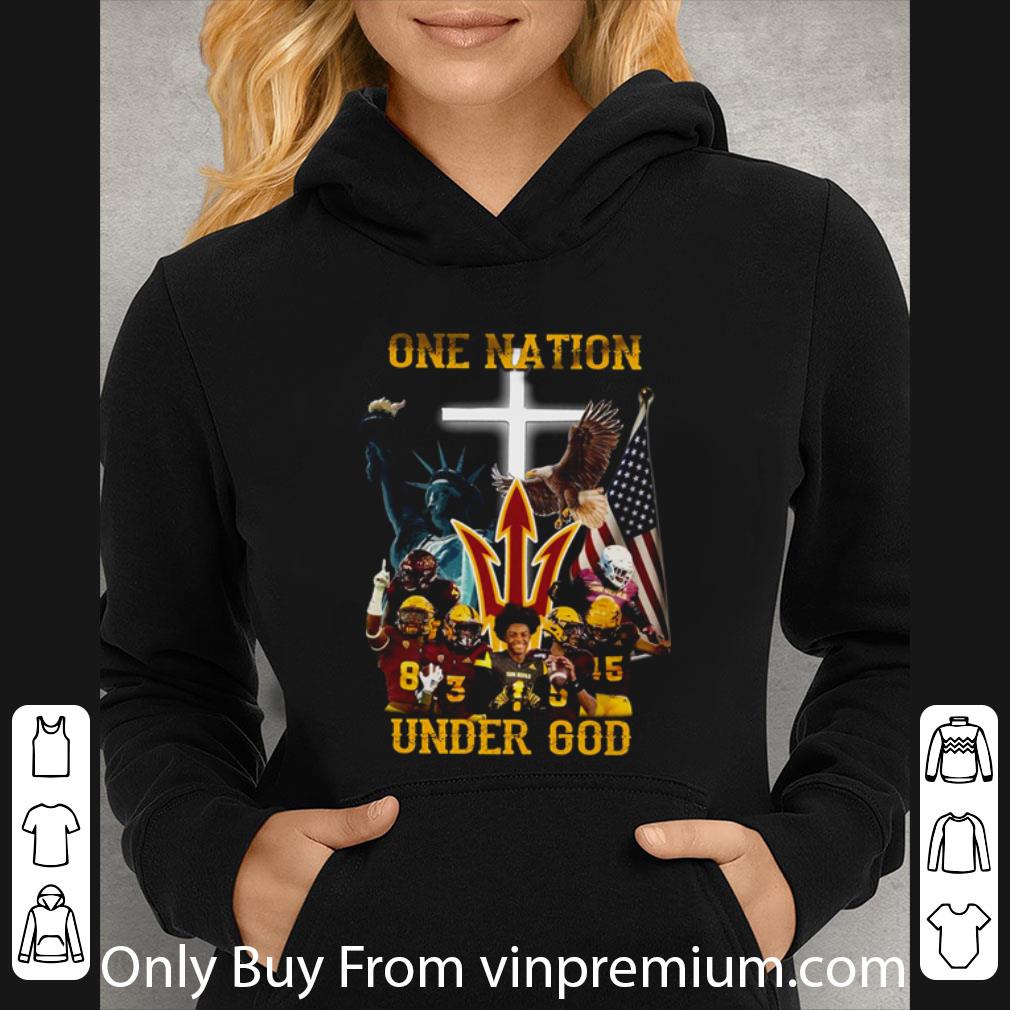7bdc32be premium arizona state sun devils one nation under god shirt 4 - Premium Arizona State Sun Devils One Nation Under God shirt
