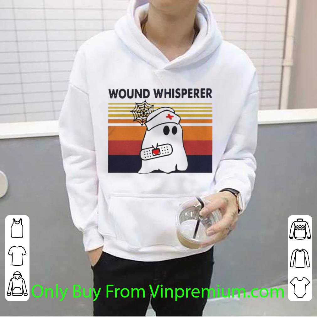 924a7fb5 premium nurse ghost wound whisperer vintage retro shirt 4 - Premium Nurse Ghost Wound Whisperer Vintage Retro shirt