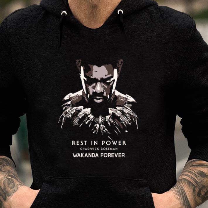 Awesome Rest In Power Chadwick Boseman Wakanda Forever shirt