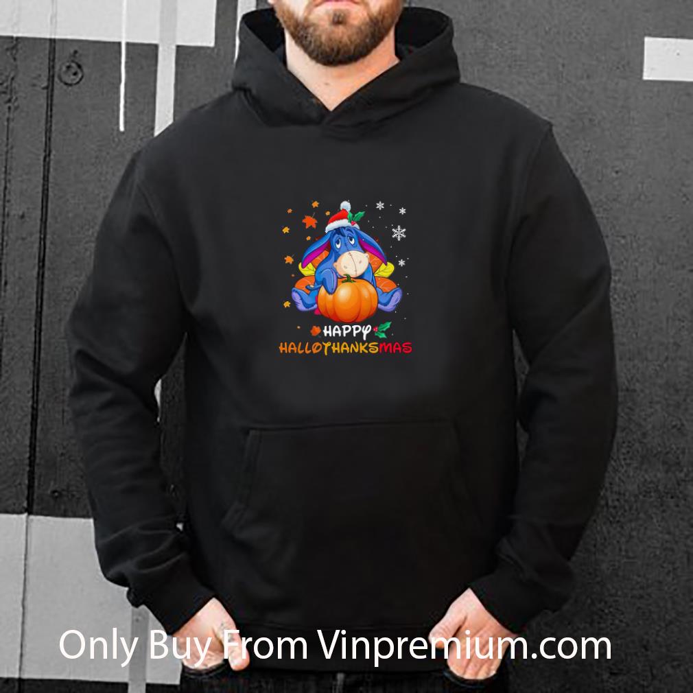 bd881b0c pretty eeyore pumpkin happy hallothanksmas shirt 4 - Pretty Eeyore Pumpkin Happy Hallothanksmas shirt