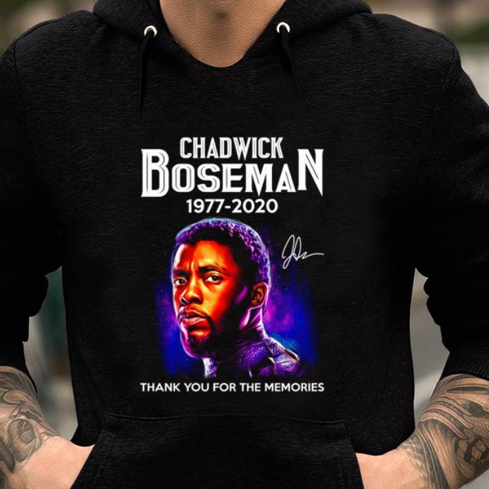 Great Chadwick Boseman 1977 2020 Thank You For The Memories shirt