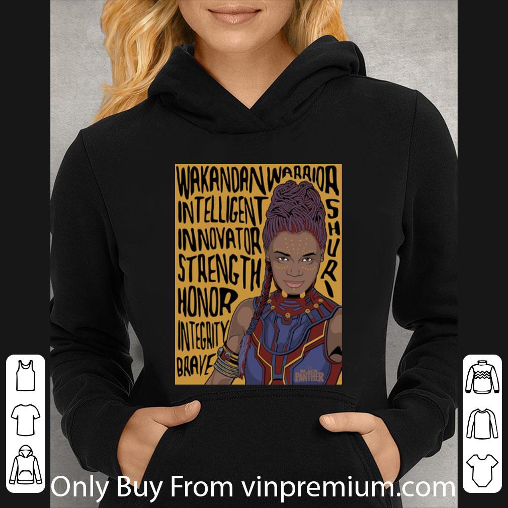 eb061d34 original marvel black panther movie shuri word art shirt 4 - Original Marvel Black Panther Movie Shuri Word Art shirt