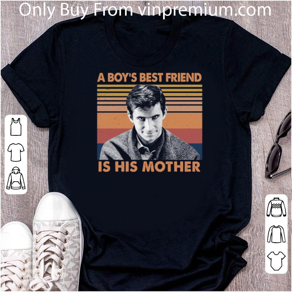 Awesome Vintage Norman Bates A Boy’s Best Friend Is His Mother shirt