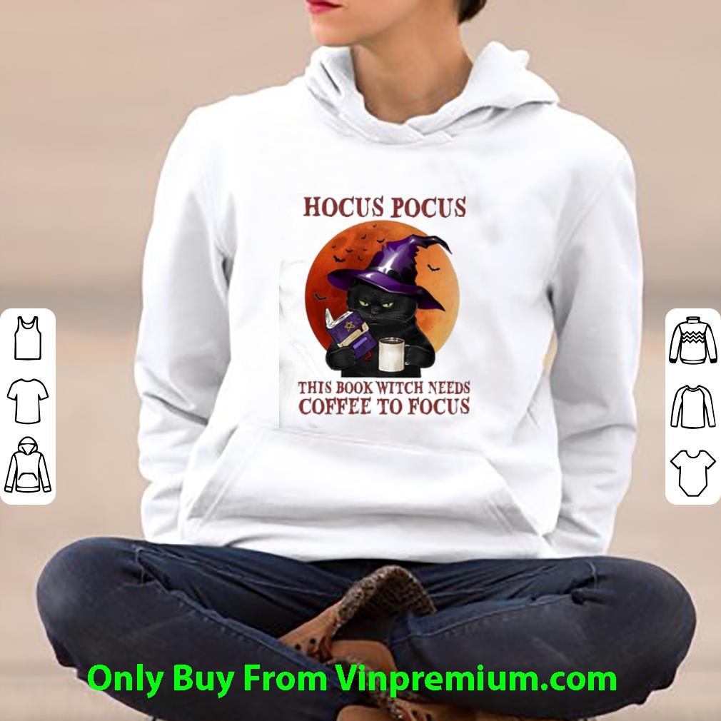 f98d1d22 top black cat witch hocus pocus this book witch needs coffee to focus moon shirt 4 - Top Black Cat Witch Hocus Pocus This Book Witch Needs Coffee To Focus Moon shirt
