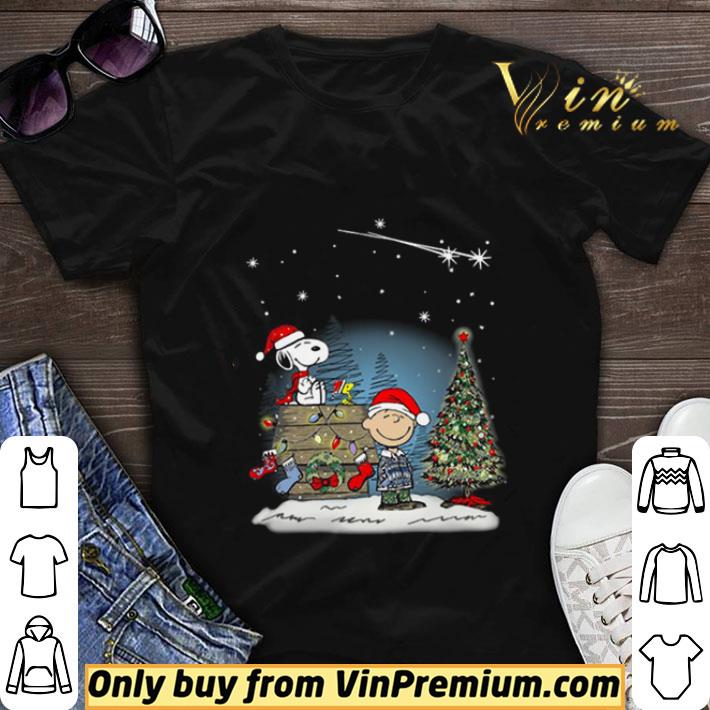 Charlie Brown And Snoopy Merry Christmas shirt sweater