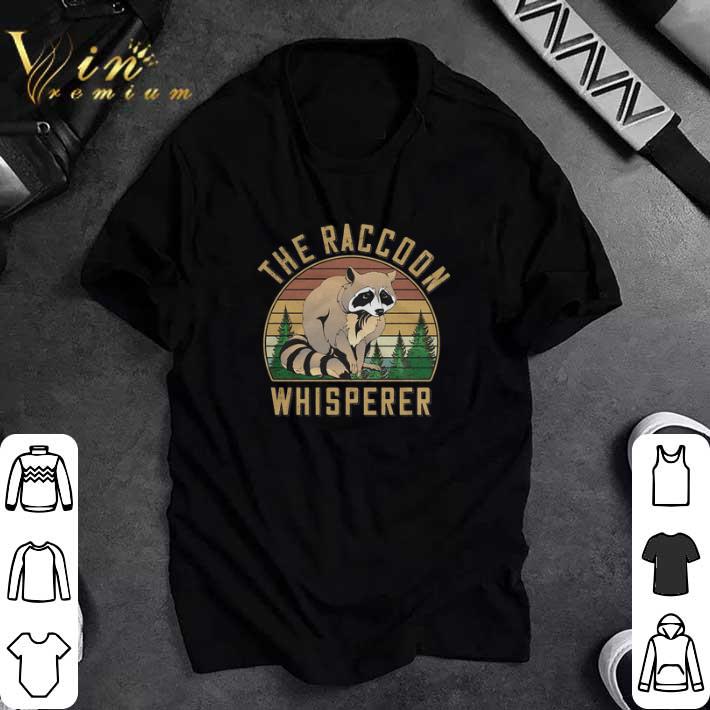 Nice The Raccoon Whisperer Vintage tshirt