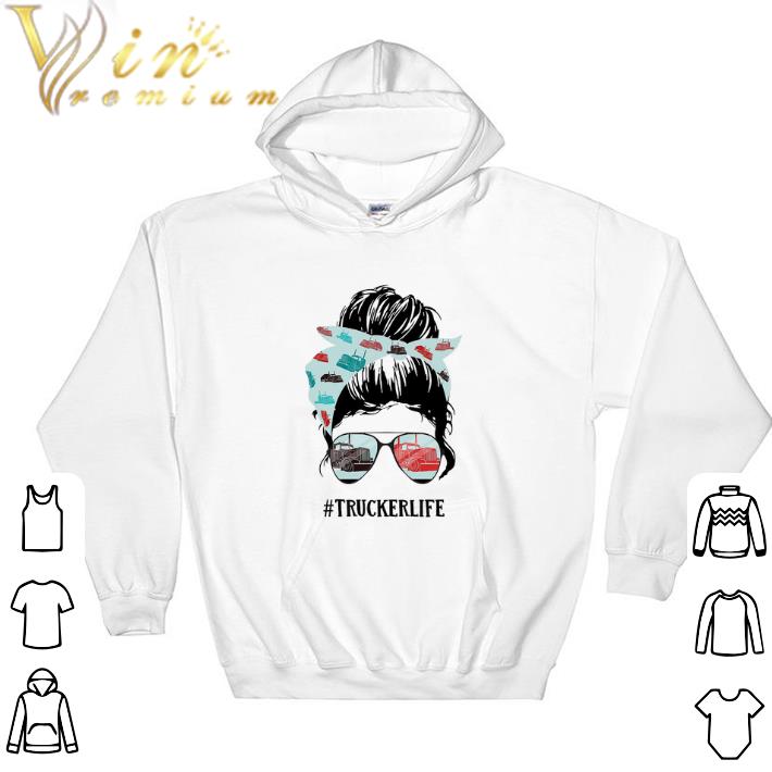 0d26ebad nice girl crazy trucker life tshirt 4 - Nice Girl Crazy Trucker Life tshirt
