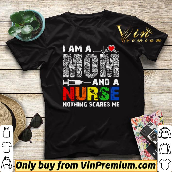 11afb7c9 nice i am a mom and a nurse nothing scares me shirt sweater 4 - Nice I am a mom and a nurse nothing scares me shirt sweater