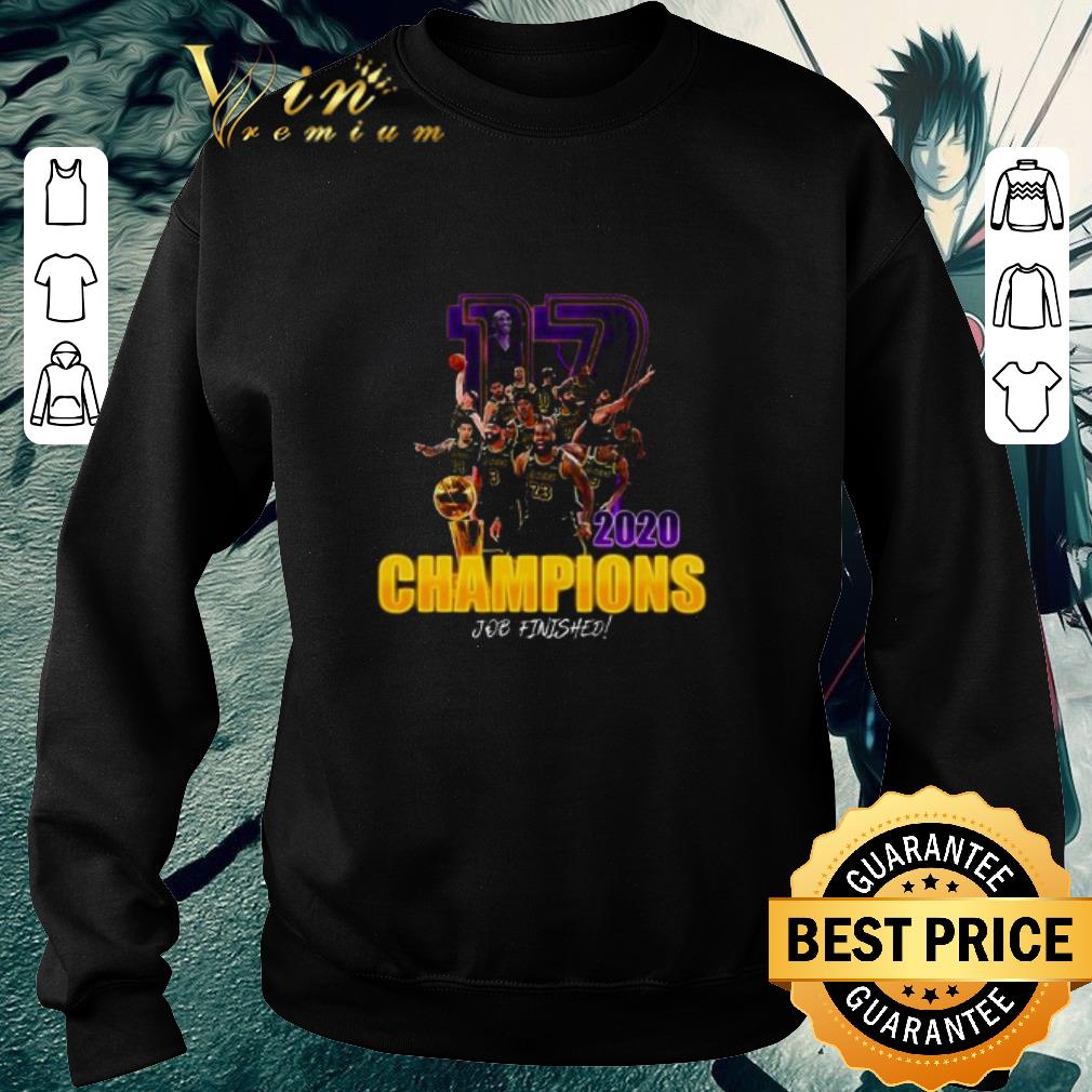 144591ad original 17 lakers team 2020 champions job finished shirt 4 - Original 17 Lakers Team 2020 Champions job finished shirt