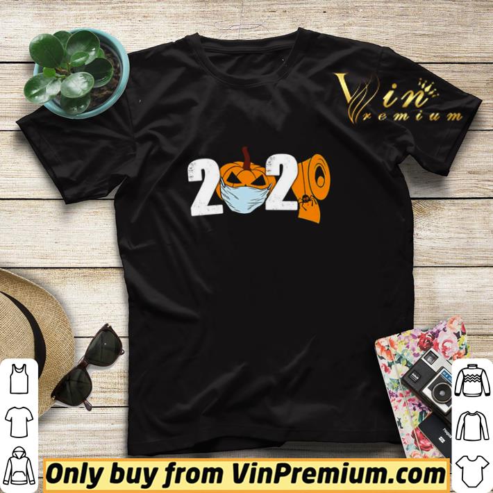 19b62768 awesome 2020 pumpkin face mask toilet paper halloween shirt sweater 4 - Awesome 2020 Pumpkin face mask toilet paper halloween shirt sweater