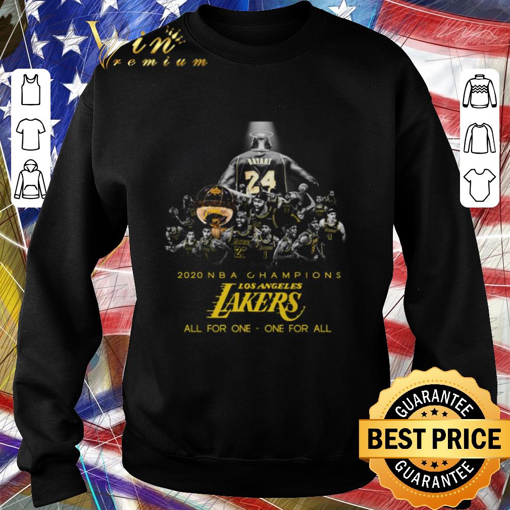 28a91a58 original 2020 nba champions los angeles lakers all for one one for all shirt 4 - Original 2020 NBA champions Los Angeles Lakers all for one - one for all shirt
