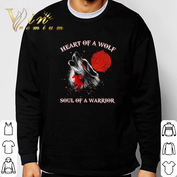 37763b94 top heart of a wolf soul of a warrior tshirt 4 - Top Heart Of A Wolf Soul Of A Warrior tshirt