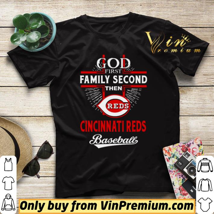 45949a7c awesome god first family second then cincinnati reds baseball shirt sweater 4 - Awesome God first family second then Cincinnati Reds Baseball shirt sweater