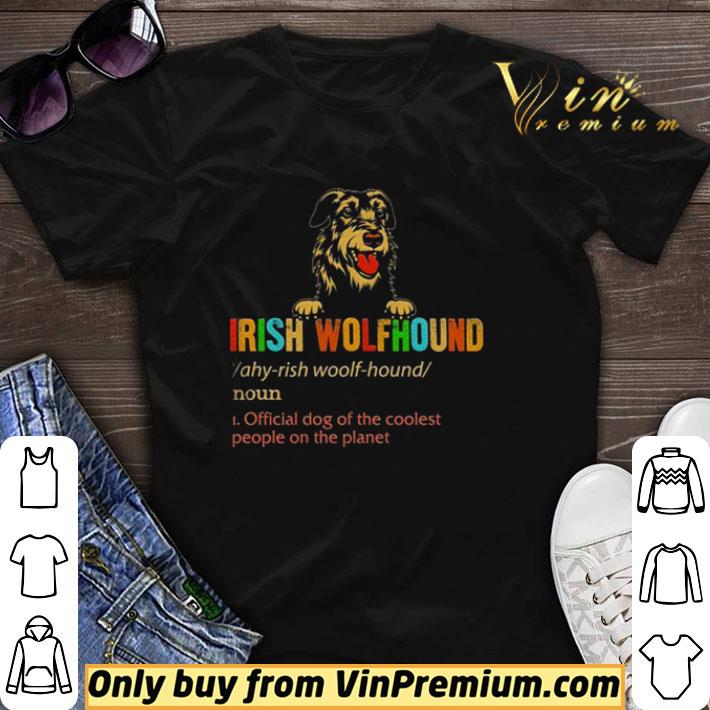 Awesome Irish Wolfhound Official Dog of the coolest people on the planet vintage shirt sweater