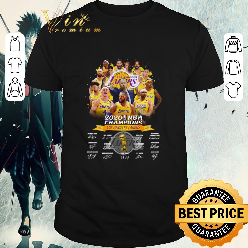 Awesome 2020 NBA Champions Los Angeles Lakers shirt