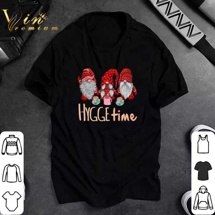 Top Gnomes Hygge Time Happy Merry Christmas tshirt