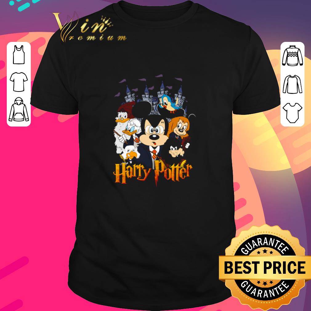 Funny Donald Duck and Mickey Mouse harry potter shirt