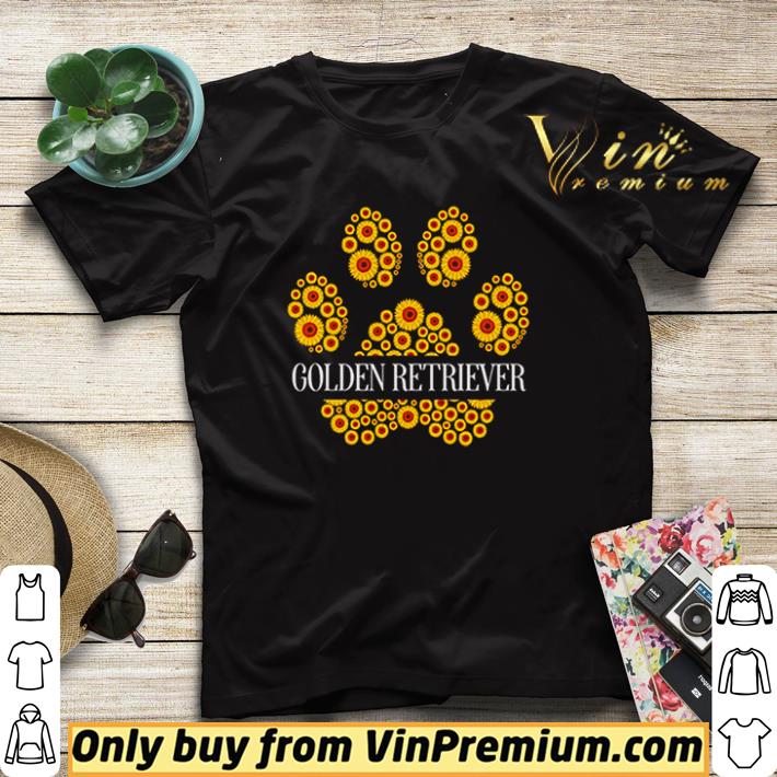 Original Yellow flower paw dog Golden retriever shirt sweater 60bb8210 original yellow flower paw dog golden retriever shirt sweater 4 - Original Yellow flower paw dog Golden retriever shirt sweater
