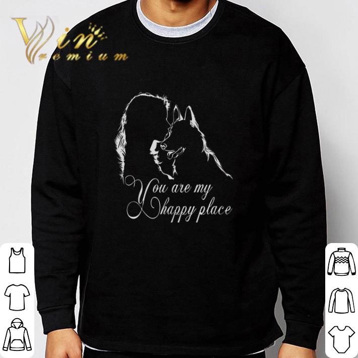 6787042a top girl kiss german shepherd you are my happy place tshirt sweatshirt 4 - Top Girl Kiss German Shepherd You Are My Happy Place tshirt sweatshirt