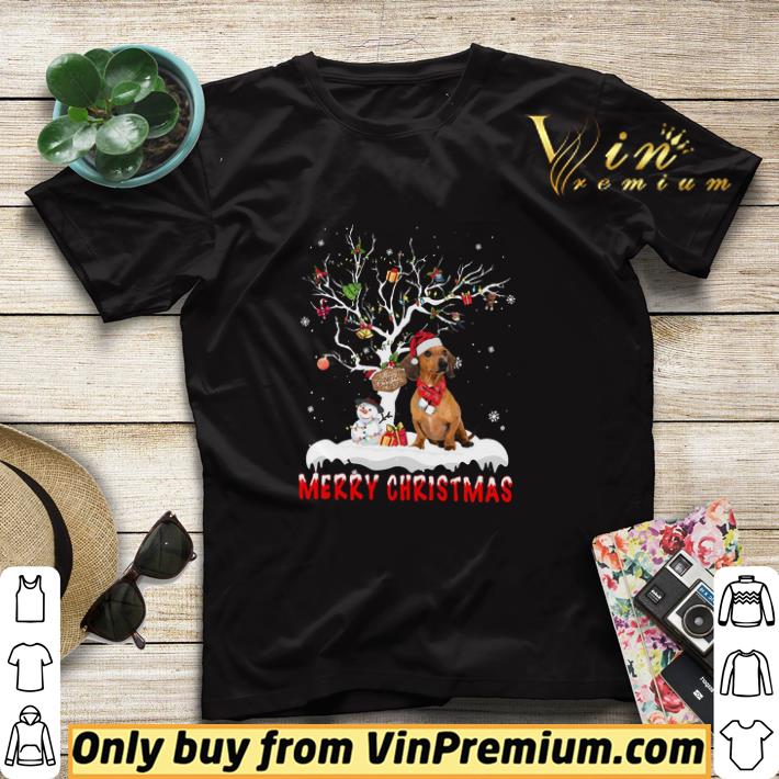 703b4582 dachshund and tree merry christmas shirt sweater 4 - Dachshund And Tree Merry Christmas shirt sweater