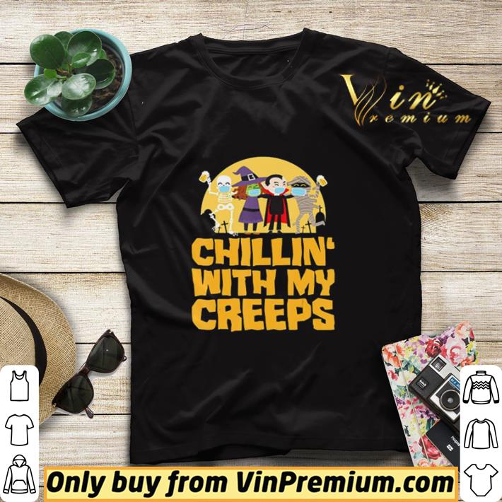71e889ef chillin with my creeps funny halloween quarantine shirt sweater 4 - Chillin With My Creeps Funny Halloween Quarantine shirt sweater