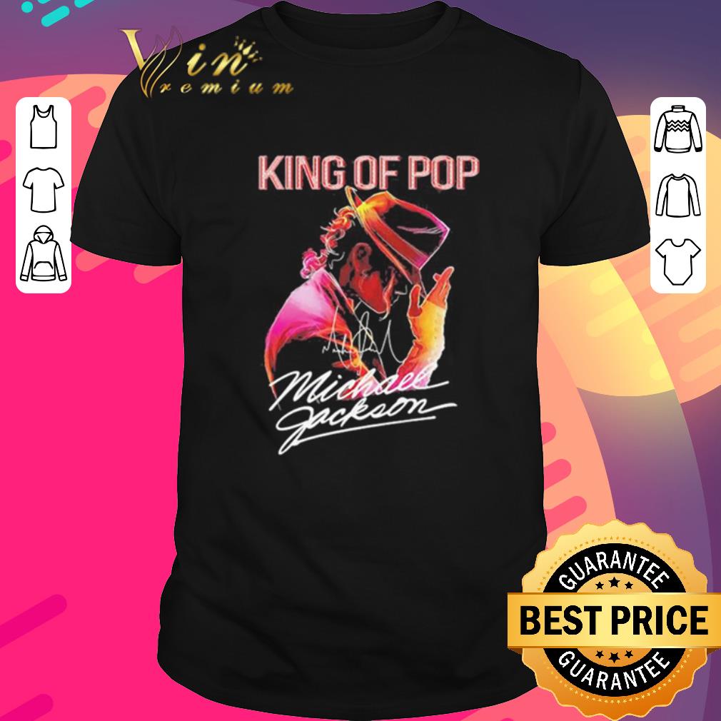 Awesome King of pop michael jackson album signature shirt