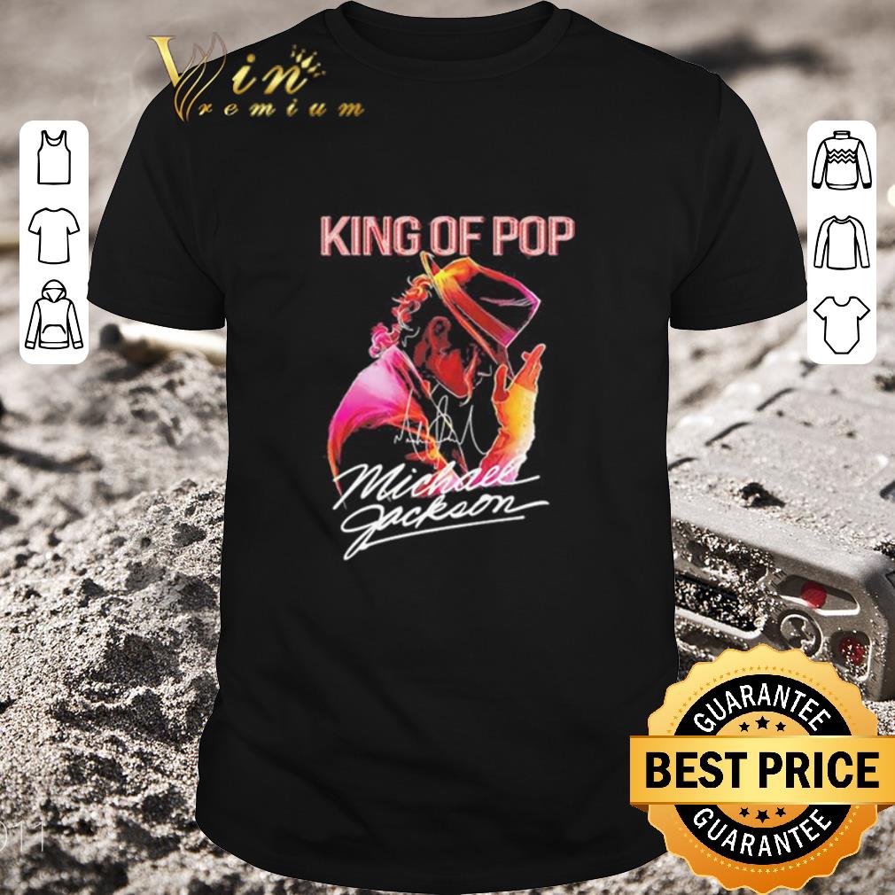 Funny King of pop michael jackson album signature shirt