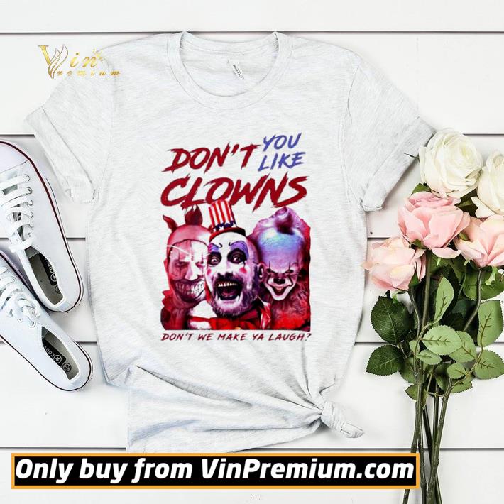 7fb3394c clown captain spaulding and pennywise don t you like clowns don t we make ya laugh shirt sweater 4 - Clown Captain Spaulding and Pennywise don’t you like clowns don’t we make ya laugh shirt sweater