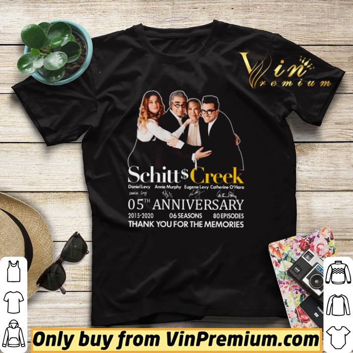 820b4029 top schitt s creek 05th anniversary 2015 2020 thank you for the memories shirt sweater 4 - Top Schitt’s Creek 05th anniversary 2015 2020 thank you for the memories shirt sweater