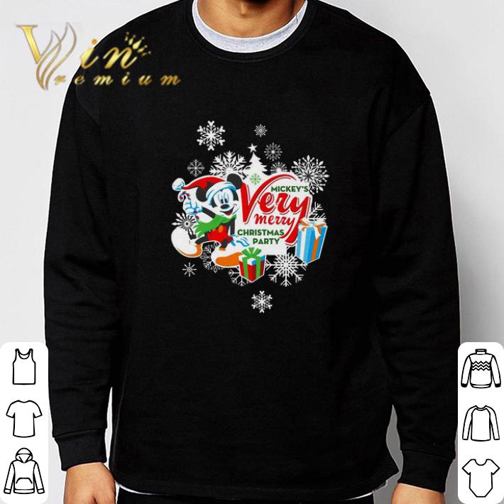 98bbf81f original mickey s very merry christmas party tshirt 4 - Original Mickey's Very Merry Christmas Party tshirt
