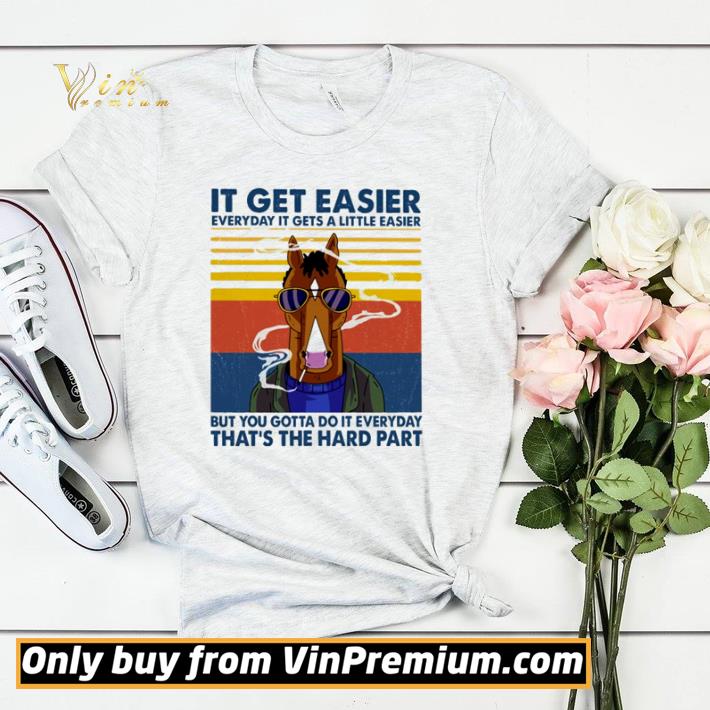 a5febdb4 nice horseman it get easier everyday it gets a little shirt sweater 4 - Nice Horseman it get easier everyday it gets a little shirt sweater