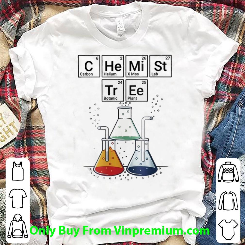 Awesome Chemist Tree shirt