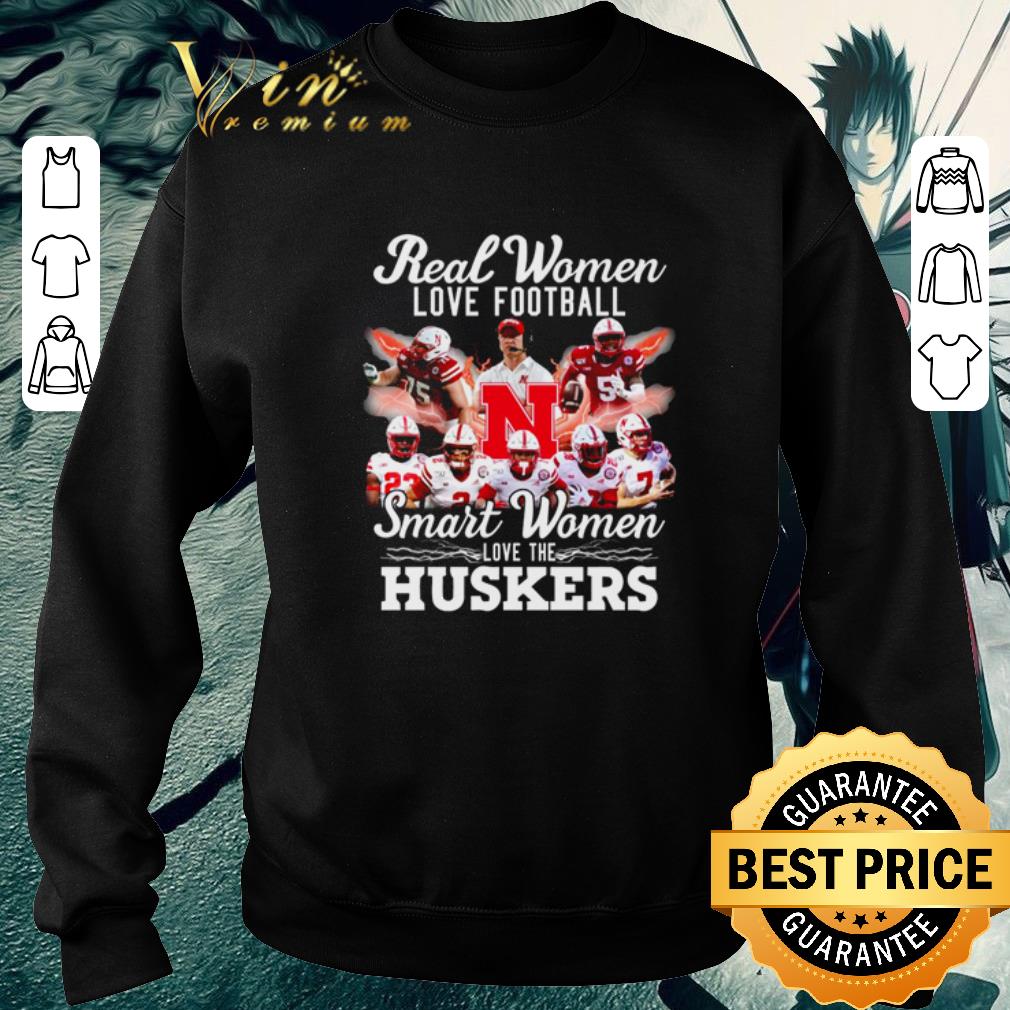 Top Real women love football smart women love the Huskers shirt bc9b40fe top real women love football smart women love the huskers shirt 4 - Top Real women love football smart women love the Huskers shirt